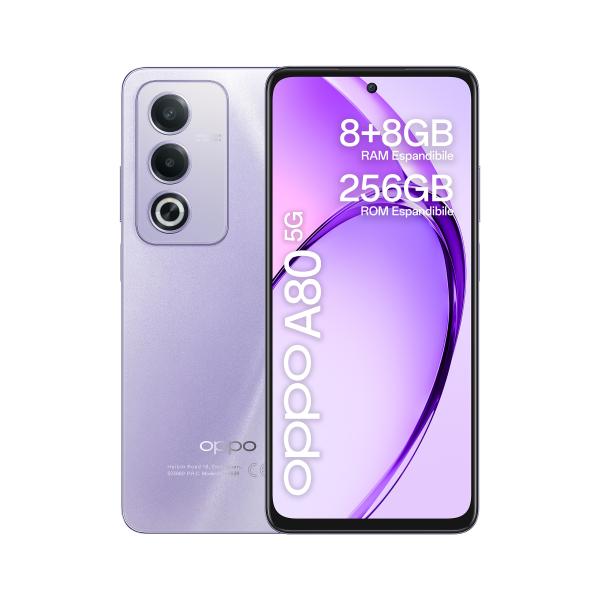 OPPO A80 5G 6.7" 256GB 8GB 5G MOONLIGHT PURPLE ITALY